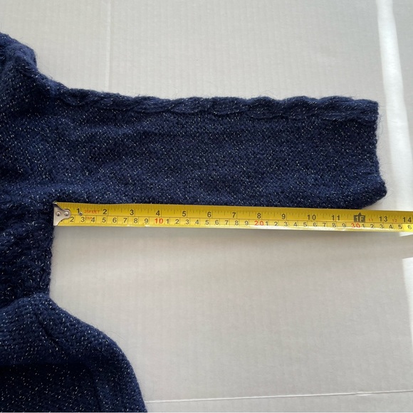 Twinkle by Wenlan Women's Button Down Cardigan, Size: M, Color: Blue - Picture 6 of 8